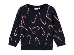 Name It dark sapphire julestok sweatshirt